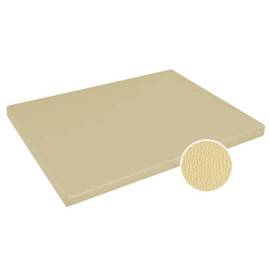 Orthopädische Hundematte Kunstleder crème • PERFECT