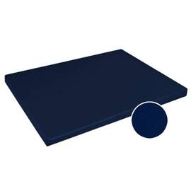 Orthopädische Hundematte Kunstleder dunkelblau • PERFECT