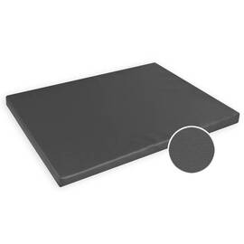 Orthopädische Hundematte Kunstleder schwarz • PERFECT