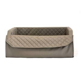 Auto-Hundebett Kofferraum • braun/ taupe