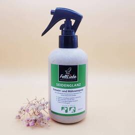 'Seidenglanz' natürliches Entwirr-Spray für langes Fell