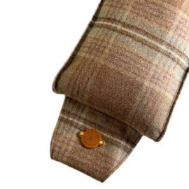 Hundebett-Kopfkissen Tweed "Copper Beech" • reine Wolle