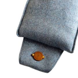 Hundebett-Kopfkissen Tweed "Magpie" • reine Wolle