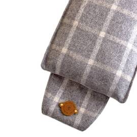 Hundebett-Kopfkissen Tweed "Pebble" • reine Wolle