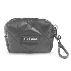 Kotbeutelspender schwarz • Heißer Scheiß