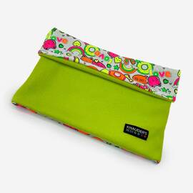 Wende-Loop f&uuml;r Hunde &bull; Polarfleece &bull; Graffiti wei&szlig;