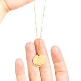 Halskette Rhodesian Ridgeback, gold • personalisierbar