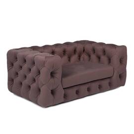 Luxus Hundesofa für kleine Hunde • GLAMOUR brown