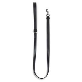 Vegane Hundeleine aus Apfelleder, schwarz • Cityleine CLASSY COAL SILVER