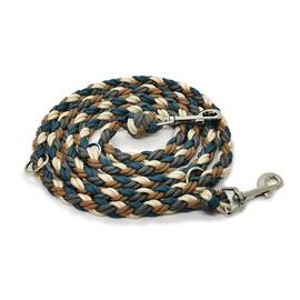 Paracord-Hundeleine, braun | blau
