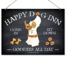 Hundeschild 'Happy Dog Inn'