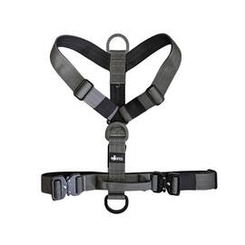 Leichtes Y-Geschirr, gepolstert mit Haltegriff • anthrazit