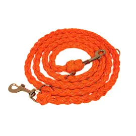 Reflektierende Hundeleine neon-orange • Paracord