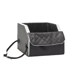 Auto-Hundebett Beifahrersitz • schwarz | weiss