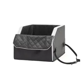 Auto-Hundebett Rücksitz • schwarz | weiß