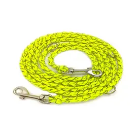 Reflektierende Hundeleine neon-gelb • Paracord