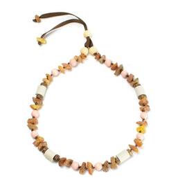 Bernsteinkette für Hunde • pastellrosa