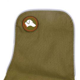 Gefüttertes Brustband für Hundemantel/ Pullover oliv • Theo & Emma