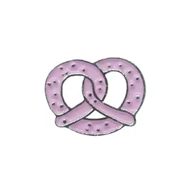 Hundehalsband-Anhänger ☆ Charm Brezel rosa