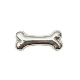 Hundehalsband-Anhänger ☆ Charm Knochen silber