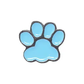 Hundehalsband-Anhänger ☆ Charm Pfote blau