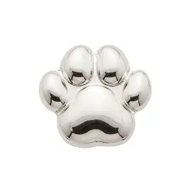 Hundehalsband-Anhaenger ☆ Charm Pfote silber
