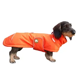 Dackel-Wintermantel, wasserdicht • Oskar Pumpkin Orange