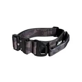 Tactical Halsband • gepolstert + verstellbar • Black Camo