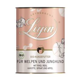 Bio-Hundefutter für Welpen und Junghunde