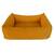 Bio Hundebett mit Rand ocker