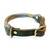 Halsband aus Tau und Leder Classic Olive
