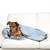 Kuscheldecke Fleece himmelblau, waschbar bei 95°C
