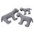 TOY DOG hellgrau, waschbar bei 95°C