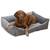 Orthopädisches Hundebett Samt, verschiedene Farben