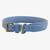 Gepolstertes Halsband aus Leder "Beginning" • sky blue