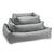Hundebett mit Rand SMOOTH von Laboni • grau