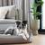 Hundebett Cord hellbraun • Labbvenn STRIPPO mokka