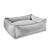 Classic Hundebett Samt SILVER • GLAM