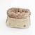 Hunde Kuschelnest SNUGGLE sand • Cord meets Faux Fur