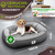 Orthopädisches Hundebett grau • Memory Foam Matratze