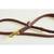 Premium Umhänge-Hundeleine aus Leder "Body Chestnut" • Handarbeit