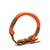 "NEONORANGE" | Tauhalsband aus Kletterseil mit Leder Adapter