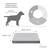 Hundekissen Doctor Bark Green Label • goldbraun
