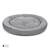 Anti-Stress Hundebett, waschbar 60 Grad • Hundenest hellgrau