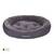 Anti-Stress Hundebett, waschbar 60 Grad • Hundenest grau