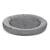 Anti-Stress Hundebett, waschbar 60 Grad • Hundenest hellgrau