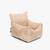 Auto-Hundebett für kleine Hunde • Teddyfell + Kunstleder • Harry beige