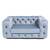 Luxus Hundesofa für kleine Hunde • GLAMOUR blue