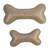 Veganes Hundespielzeug • Knochen aus Apfelleder • sand