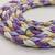 Paracord-Hundeleine, lila | beige
